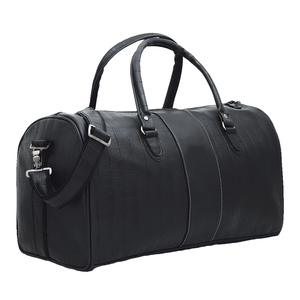 Bolsa de Viaje Unisex de Moda, de Cuero Genuino, Impermeable, Estilo Vintage, con Cierre de Cremallera, Gran Capacidad de 20-35L - Product Image 1