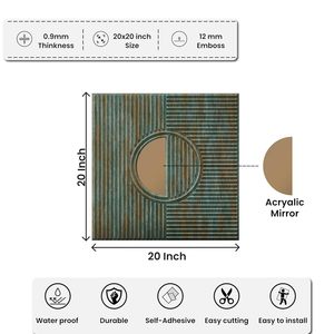 Panneau mural composite bois-plastique 3D design rustique imitation bois, durable, antidérapant, imperméable pour la maison, l'école et l'hôpital - Product Image 3
