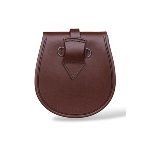Pochette Sporran en Cuir Marron Premium, Sac de Kilt des Highlands Écossais, Sac de Ceinture Traditionnel pour Homme, Sporran en Cuir Fait Main Personnalisé - Product Image 3