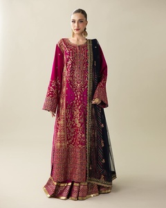 Salwar Kameez pour femme, design élégant brodé, viscose de qualité supérieure, séchage rapide, évacuation de l'humidité, sans plis, pour les fêtes et le soleil - Product Image 2