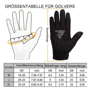 Guantes Cómodos para Verano y Otoño, Guantes de Ciclismo de Poliéster Impermeable con Tela de Neopreno y Estampado de Silicona - Product Image 5