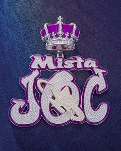 Mista Joc Crown <b>Pendant</b> 18K Gold Plated Moissanite Hip Hop Style <b>Pendant</b> For Men Iced Out 925 <b>Silver</b> Custom <b>Initial</b> <b>Pendant</b> - Product Image 5