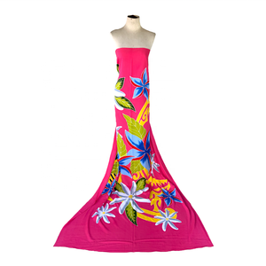 Wide Color Selections with Hand <b>Painting</b> Ornaments 100% Rayon Pareo Beach Sarong - Product Image 3