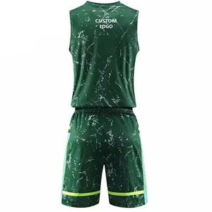 Conjunto de Uniforme de Baloncesto Sublimado Personalizado, Jersey y Pantalones Cortos, Ropa Deportiva Transpirable, de Secado Rápido y Duradera, 100% Poliéster para Hombre - Product Image 6