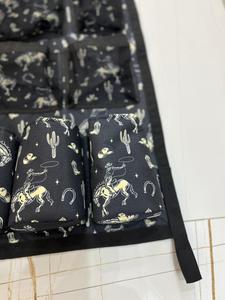 Organizador Colgante con Estampado Vaquero del Oeste, Bolsa de Almacenamiento Multibolsillos, Organizador de Equipo Resistente para Montar en Pared, para el Hogar, Viajes y Equitación - Product Image 5