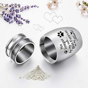 Exclusive Aluminum <b>Keepsake</b> <b>Memorial</b> Ash Urn Tribute Holder Designed With Decorative Premium Exterior And Lid Closure - Product Image 3