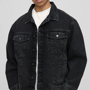 Veste en jean sur mesure OEM, veste brodée, veste en jean de coton, veste streetwear pour commandes de boutiques aux États-Unis - Product Image 6