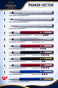 Matte Blue Brown Red Parker Frontier Custom Logo Durable Metal Promotional Fountain/Roller Ball <b>Pen</b> UV/Laser Engraving for - Product Image 5