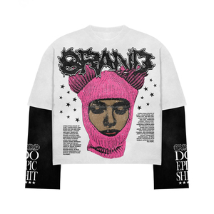 Camiseta Personalizada con Pedrería, Estilo Vintage, Lavado Ácido, Cuello Redondo, 100% Algodón Grueso, Impresión DTG, Corte Cuadrado, Camiseta Gráfica para Hombre - Product Image 2