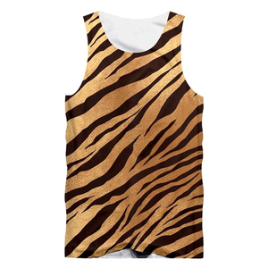 <b>Men</b> Tank Top New Quality Black And <b>White</b> Leopard Print Tank Top 3D Print Street Hip Hop Summer Fashion <b>Vest</b> Summer Oversized - Product Image 3