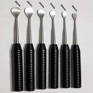 Juego de instrumentos quirúrgicos ortopédicos Cobb Elevator Spine de 6 piezas con mango negro, grado médico, reutilizables, certificados CE por Pentax - Product Image 3