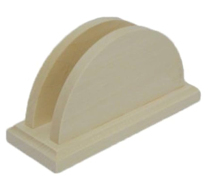 Porte-mouchoirs en bois classique, design moderne, forme ronde, accessoire de salle de bain décoratif - Product Image 1