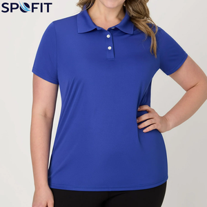 Camisetas Polo Deportivas para Mujer al por Mayor, Manga Corta, Corte Ajustado, Cuello Personalizado, Camisetas Polo con Logotipo Personalizado al por Mayor para Chicas - Product Image 5