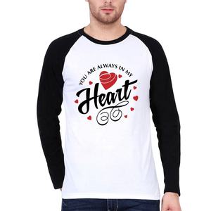 T-shirt pour homme imprimé sur mesure, manches 3/4, t-shirt raglan - Product Image 2
