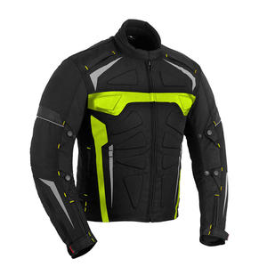 Ensemble veste et pantalon de moto en cuir imperméable et coupe-vent pour la course à moto, taille plus, vêtements de sport personnalisables - Product Image 2