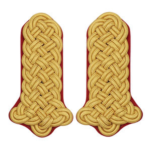 Epaulettes de Cordón Dorado para Uniformes Ceremoniales de Calidad Premium, Ecológicos, Bordados, Personalizables en Colores y Tamaños - Product Image 2