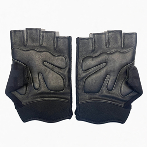 Gants de musculation en PU avec boucle, faible MOQ, vente en gros, logo personnalisé, unisexe - Product Image 1