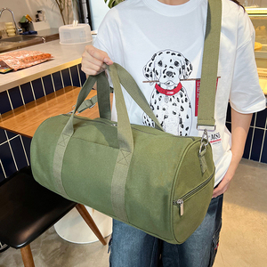 Large Capacity Water-Resistant Canvas Duffle Bag for Men Women Heavy-Duty Sports Gym Overnight Travel Bag Custom Printing Logo - Product Image 2