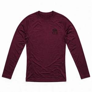 Hauts de sport anti-transpiration pour hommes, chemises décontractées, sous-vêtements thermiques anti-transpiration, col en V profond, manches longues, polyester/coton - Product Image 3