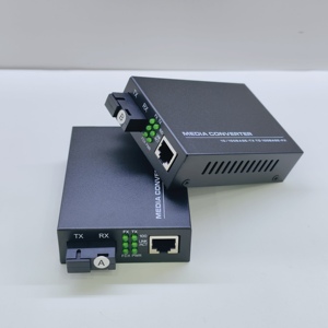Convertidor de Ethernet de Fibra Óptica de 10/100 Mbps, Precio de Fábrica, Modo Único, Fibra Única, SC 1RJ45, Convertidor de Medios para Cámara IP - Product Image 1