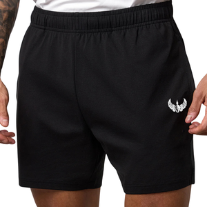 Pantalones Cortos Deportivos Negros para Hombre, Ropa Deportiva Informal para Gimnasio, Correr, Entrenamiento, Verano, Deportes Activos - Product Image 1
