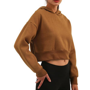 Sudadera con Capucha Extra Grande, Forrada y Transpirable, de Alta Calidad, OEM ODM, con Logotipo Personalizado, Sudadera de Forro Polar para Mujer, Invierno, Corte Regular - Product Image 3