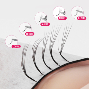 Plateaux d'extensions de cils Charmlash en gros, cils préfabriqués 16mm 17mm 18mm, fournitures de cils personnalisées, best-sellers, super fins 3D-20D - Product Image 1