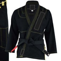 Kimono de Jiu-Jitsu BJJ personnalisé 100% coton brodé, uniforme d'arts martiaux brésiliens de haute qualité pour adultes avec logo personnalisé