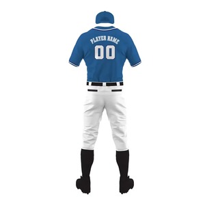 Maillot de baseball pour hommes, dernière conception, prix abordable, couleur unie, taille personnalisée, sublimation, respirant, séchage rapide, 100% polyester - Product Image 2