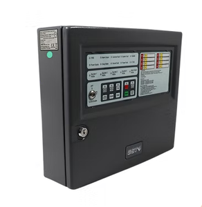 Panneau de commande d'alarme incendie conventionnel GST108A à 8 zones avec 4 circuits de sonnerie programmables et chargeur de batterie intégré - Product Image 2