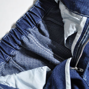 Jeans de Mezclilla Japonesa Personalizados para Hombre, Pantalones Harem de Cintura Alta, Transpirables, con Patrón Sólido, Estilo Urbano - Product Image 5