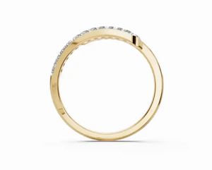 Anillo de Diamantes Radiance Split Band de 0.306 Quilates con 37 Diamantes, Elaborado en Oro Amarillo, Rosa o Blanco de 9kt, 14kt o 18kt, Joyería Fina - Product Image 4