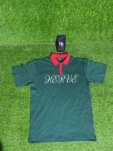 Polo homme respirant à manches courtes, coupe ajustée, avec logo brodé et imprimé, style urbain - Product Image 5