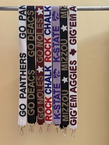 Correas con Cuentas de Diseño Único y Coloridas para Deportes Multideportivos, Correas Personalizadas para el Día del Partido, Artículos Personalizados para Fanáticos del Fútbol Universitario, Bolsas para Estadios - Product Image 4