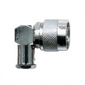 Conector de abrazadera en ángulo recto macho N, adaptador coaxial RF para cable RG58 5DFB 7DFB 8DFB 10DFB, antena inalámbrica de alta frecuencia - Product Image 1