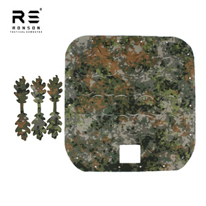 M19 NFP-green Belanda kamuflase layar sutra dicetak helm cepat taktis penutup penulis Airsoft dapat disesuaikan perjalanan memancing - Product Image 2