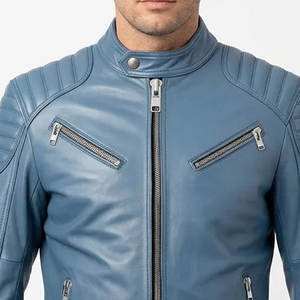Chaqueta de Motocicleta de Cuero de Alta Calidad con Ajuste Regulable, Costuras Resistentes y Acabado Impermeable para Turismo y Conducción en Carretera - Product Image 6