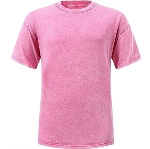 T-shirt Homme Personnalisé avec Logo, Vintage, Délavé à l'Acide, Écologique, Coupe Slim, Manches Courtes, DTG DTF, Coton Lourd 100% Vierge - Product Image 6