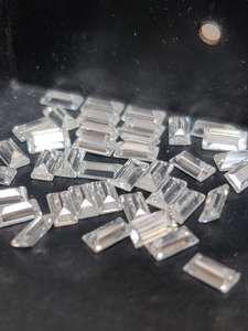 Diamants de laboratoire en vrac, taille baguette conique, forme étoile Melle Eleven, pour la fabrication de bijoux, couleur E, clarté VVS-VS, très bonne qualité BG 2-6 MM - Product Image 4