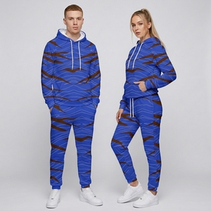 Conjunto Deportivo Personalizado con Logotipo para Hombre y Mujer, 100% Algodón, Pantalones Deportivos y Sudadera con Capucha - Product Image 2