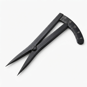 OPTITECH HEALTHCARE Black-Line Jauge d'angle chirurgicale manuelle autobloquante en acier inoxydable, instrument de 20 mm certifié ISO Classe I - Product Image 1