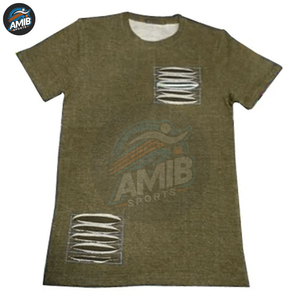 เสื้อยืดผู้ชายทรงหลวมพิมพ์โลโก้ตามสั่ง หลายสี ผ้าฝ้าย 100% สไตล์ดิสเทรส ขายส่ง รับสั่งทำตามแบบ - Product Image 3