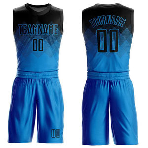 Ensemble de maillots de basket-ball personnalisés par sublimation, vente en gros, OEM, maillots d'équipe personnalisés, Spandex/Polyester, séchage rapide et respirant - Product Image 6