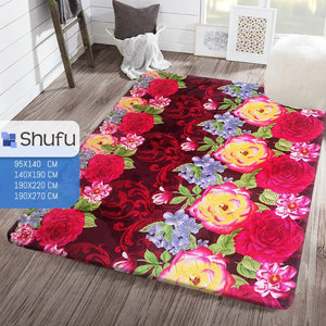 Tapis à poils moyens de qualité supérieure, motif abstrait moderne, doux, confortable, antidérapant, anti-allergique, polyester de haute qualité - Product Image 6