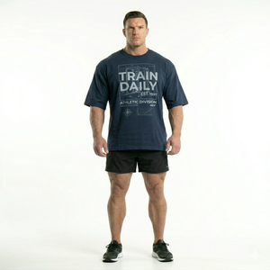 Camiseta Unisex de Talla Grande, Marca Privada OEM, 240 GSM, 100% Algodón, Impresión en Serigrafía, Transpirable, Estilo Urbano - Product Image 1