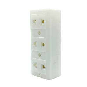 Appareils électriques prise incassable OMINSU 3 prise à deux broches avec lumière active 220-250V - Product Image 2
