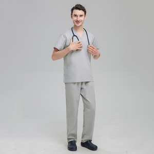 Wholesale Price Custom Made Eco-Friendly Canvas Medical Scrub <b>Sets</b> Unisex Nursing Scrubs <b>Doctor</b> Uniforms Breathable Hospital - Product Image 5