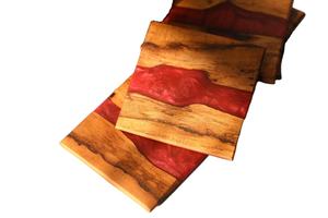 Posavasos de Madera de Resina en Formas y Colores Personalizados, Posavasos de Mesa de Epoxi Hechos a Mano para Decoración de Lujo, Tapetes y Almohadillas Clásicas de Alta Calidad - Product Image 2