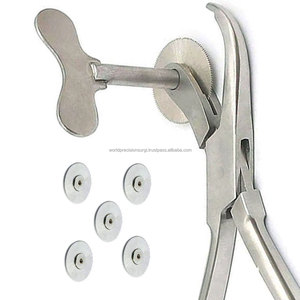 WORLD PRECISION SURGICAL Pince coupante à anneaux en acier inoxydable, 5 lames de rechange, qualité chirurgicale, certifiée CE, outil manuel pour - Product Image 4