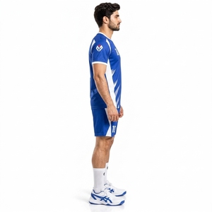 Conjuntos de Balonmano, Camiseta Deportiva Ligera, Pantalones Cortos a Juego, Material Transpirable y Cómodo, Adecuado para Entrenamiento en Equipo - Product Image 6